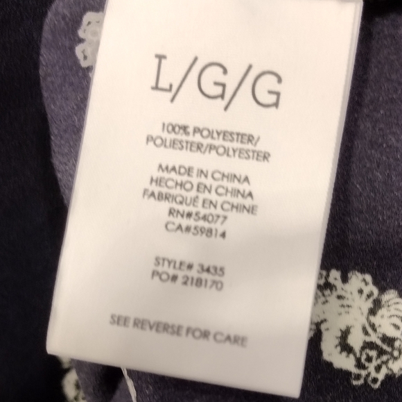 Cabi Momento Blouse Women's L Blue White Casual Comfy Retro 90s Beach Vacation - Picture 10 of 10